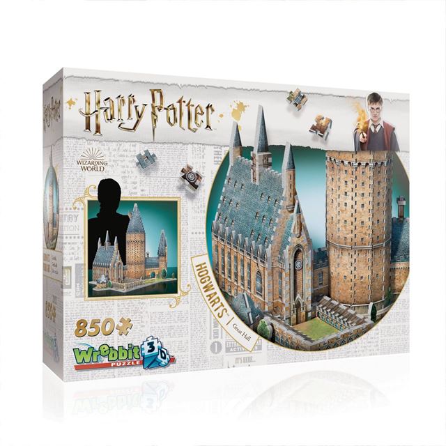 Wrebbit 3D Puzzle Harry Potter Hogwarts Great Hall ...