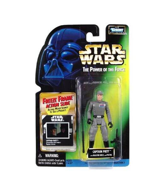 Star Wars The Power of the Force Captain Piett with Blaster Rifle ...